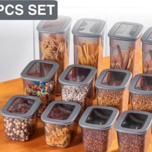 premium airtight food storage container set (12 pieces)