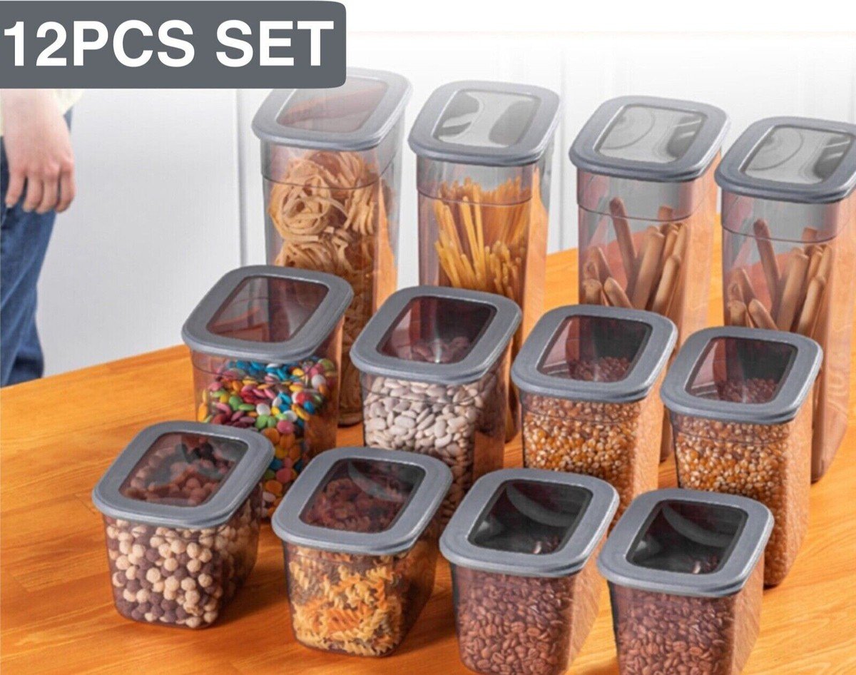 premium airtight food storage container set (12 pieces) premium airtight food storage container set (12 pieces)